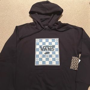 NWT Adult S Vans Black Hooded Sweatshirt